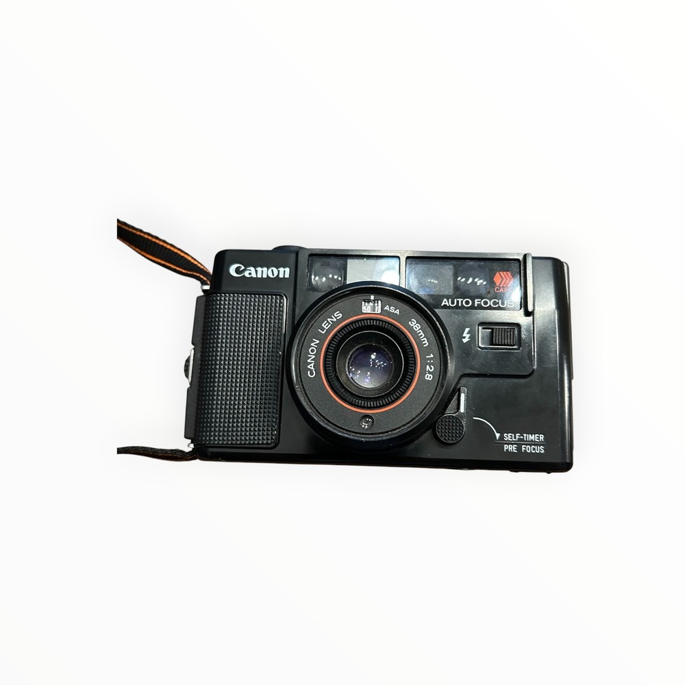 Canon AF35M 35mm Film Camera 38mm 1:2.8 Lens Auto Focus Point and Shoot Black